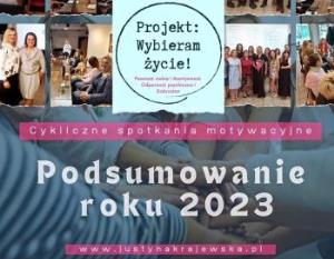 Podsumują projekt  "Wybieram życie"